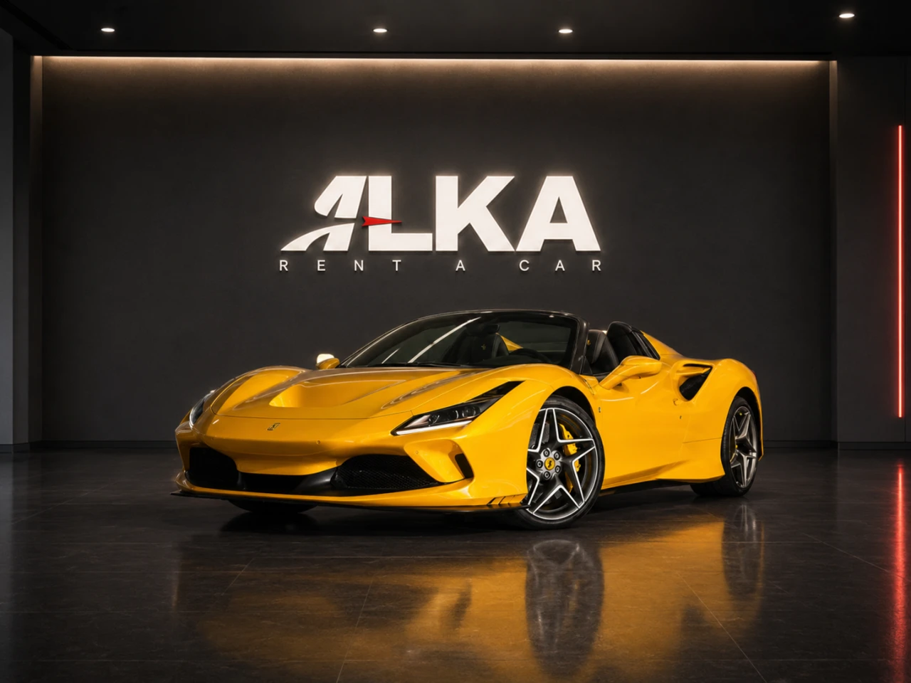 Ferrari F8 Spider Giallo